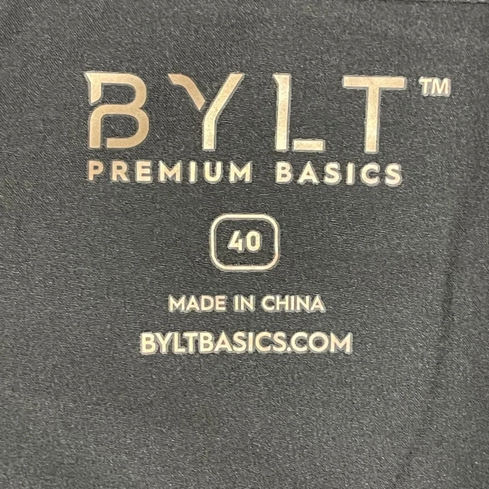 BYLT Shorts Mens 40 PCF_SHO Black Performance Stretch Boardshorts NEW